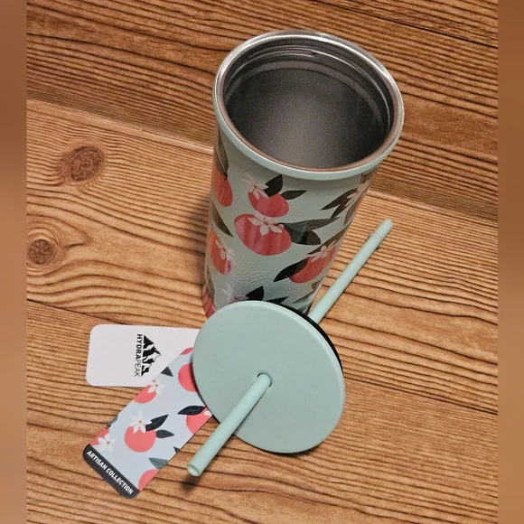 Hydrapeak 25oz Tumbler with Straw Mint Orange Blossom - Picture 3 of 4